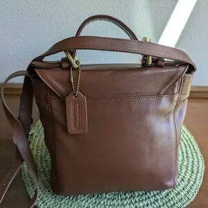Vintage Coach Soho Legacy 4158 British Tan Leather Top Handle Crossbody Bag Coach | Bags | Coach Vintage 458 Soho Legacy Handle  main image 2